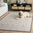 thumbnail image 3 of SAFAVIEH Orchard Jessalyn Abstract Polyester Area Rug, Gray/Silver, 8' x 10', 3 of 8