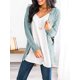thumbnail image 5 of Jersey tipo cárdigan PRETTYGARDEN para mujer, tejido trenzado, verde (M), 5 of 9