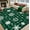 Green, variant on Bleum Cade 8'x10' Christmas Snowflake Area Rugs for Living Room, Washable Rugs for Bedroom Dinning Room,Grey Buffalo Plaid Rug Ultra Soft Non Slip Durable Large Carpet Home Decor