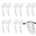 thumbnail image 4 of GJX 20 Pairs Silicone Eyeglass Ear Hooks Non-Slip Eyewear Ear Grips for Sunglasses Reading Glasses, 4 of 7