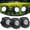 White light, variant on Solar Rock Landscape Lights, 3-Pack LEDs Fake Stone Solar Lights for Garden Pathways, Waterproof IP65 Outdoor Ground Lighting with Auto On/Off