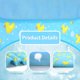 thumbnail image 2 of Dog Cooling Mat- Pet Cooling Mat Outdoor for Dogs Self Cooling Pad for Puppy Small Medium Dog Machine Washable (Large, Blue Duck), 2 of 5