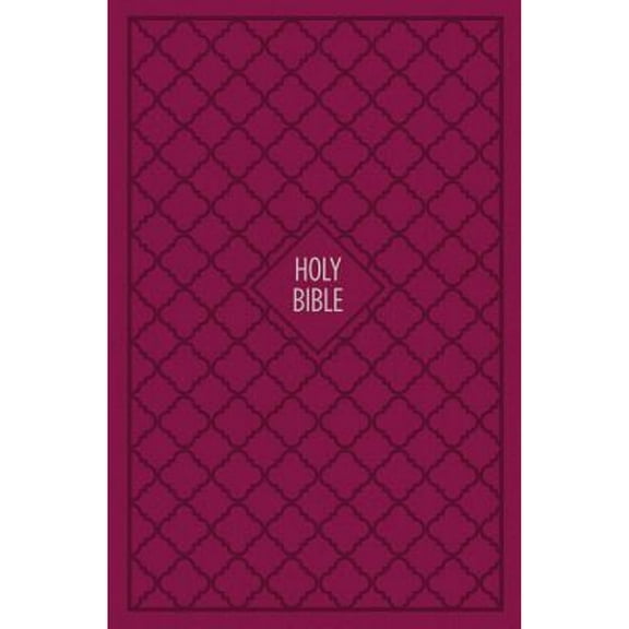 Kjv Thinline Bible (Comfort Print)-Pink Cloth Over Board