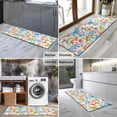 thumbnail image 2 of White Cartoon Watercolor Dinosaurs Pattern Kitchen Rug Mat,Kitchen Runner Rugs Non Skid Washable,Decorative Kitchen Floor Mats for Kitchen,Sink,Laundry,17"X47", 2 of 5