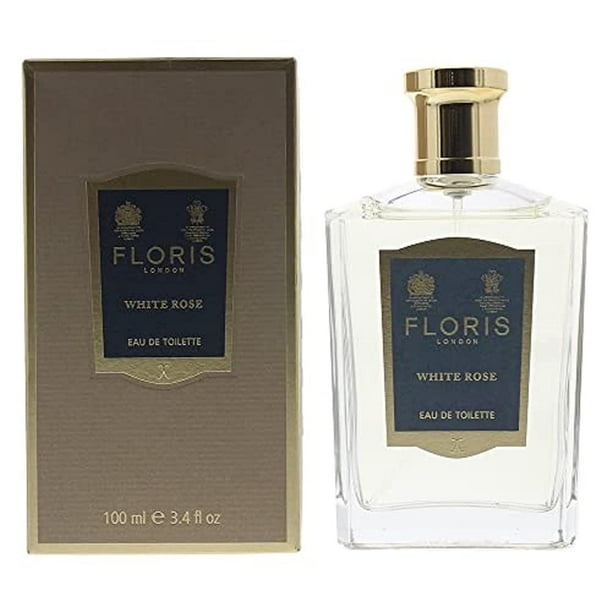 Perfume Floris London White Rose Eau De Toilette para mujer, 100 ml