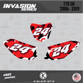 thumbnail image 4 of Kalair GFX Graphics Kit for Yamaha TTR50 (2006-2023) Invasion Series, 4 of 5