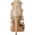 thumbnail image 3 of Jessica Simpson Parminda 2 Champagne Pointed Toe Stiletto Heel Strappy Pumps (Champagne, 8.5), 3 of 6