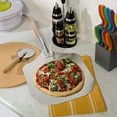 thumbnail image 3 of Kitchen Supply 16-Inch x 18-Inch Aluminum Pizza Peel with Wood Handle, 3 of 11