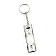 thumbnail image 1 of Silbato de de doble tubo, silbatos de supervivencia con llavero para senderismo, Camping, Kayak, ejercicio de seguridad al , señal plata DYNWAVEMX Silbato de seguridad, 1 of 7