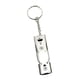 thumbnail image 1 of Silbato de de doble tubo, silbatos de supervivencia con llavero para senderismo, Camping, Kayak, ejercicio de seguridad al , señal plata DYNWAVEMX Silbato de seguridad, 1 of 7