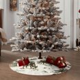 thumbnail image 5 of Salouo Cows Grazing On The Meadow 1 Christmas Tree Skirt 36" Farmhouse Christmas Decorations Snowman Xmas Tree Skirt Tree Mat for Holiday Party Decor, 5 of 8