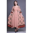 thumbnail image 2 of Bimba Robe Anarkali Imprimée pour Femmes Kurti Indienne Sans Manches Kurta Évasée, 2 of 6