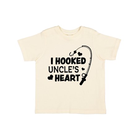 

Inktastic I Hooked Uncle s Heart with Fishing Rod Gift Toddler Boy or Toddler Girl T-Shirt