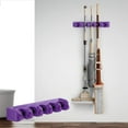 thumbnail image 1 of EGNMCR Wall Organizer With Adjustables Slots And Hooks Wall Mounted Tool And Brooms Holders Organization And Storage For The Kitchen And Garage Plastics Storage Rack, 1 of 6