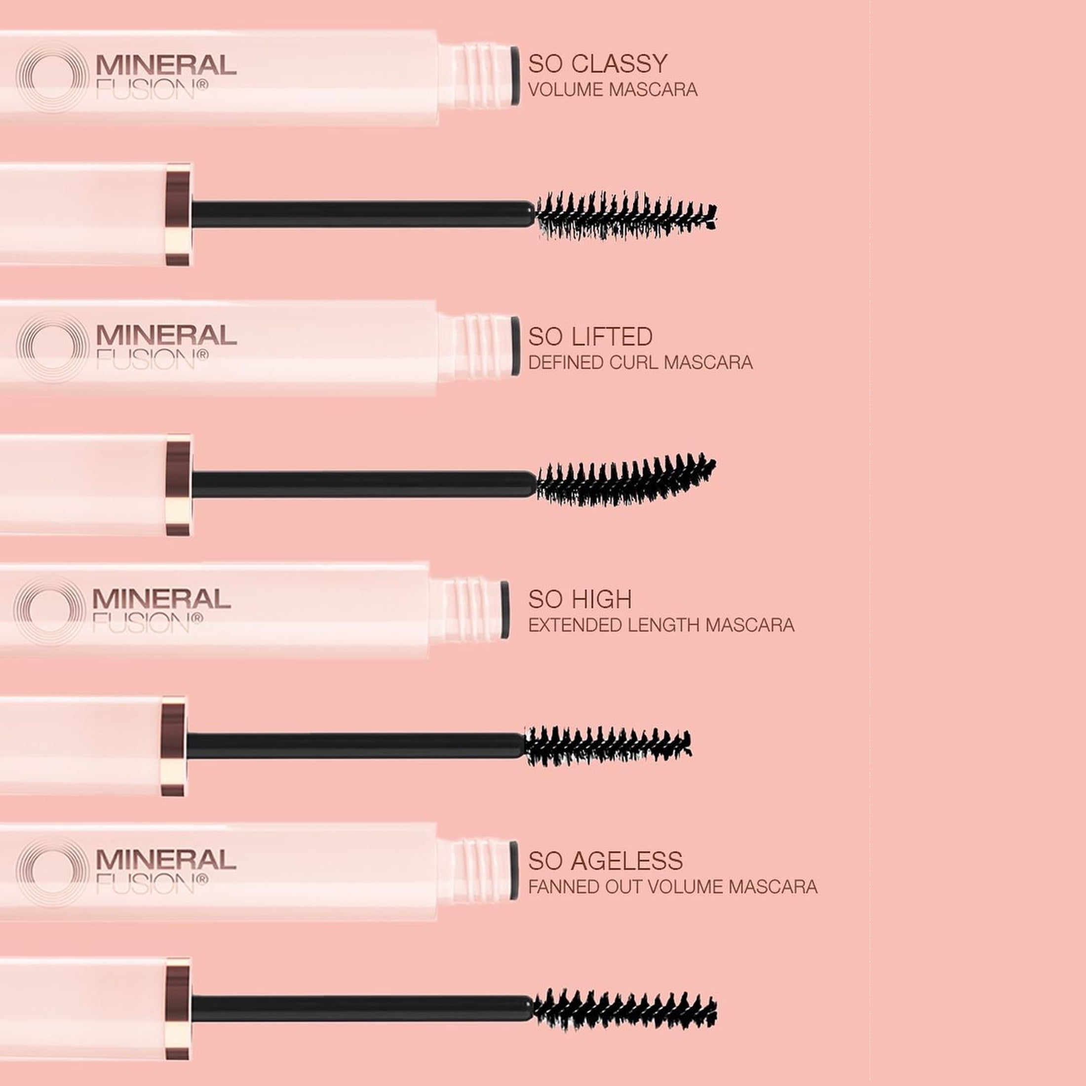 MINERAL FUSION Hypoallergenic So Classy Volume Mascara, Black | Cruelty Free | Gluten Free