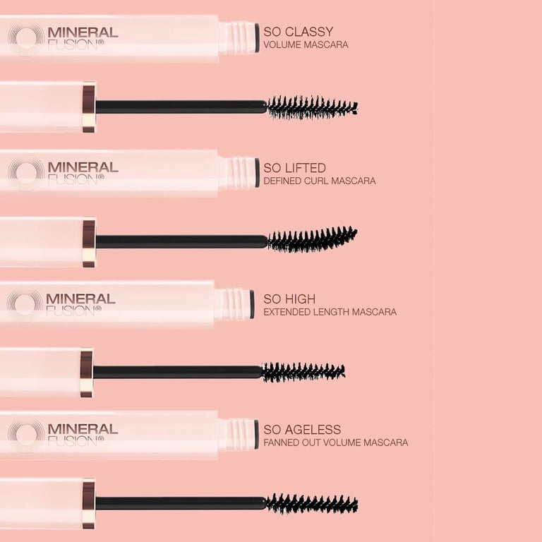 Mineral Fusion So High Extended Length Mascara, Black photo 2