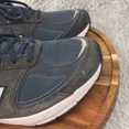 thumbnail image 2 of New Balance 990 v5 Mens 7.5 2E Wide Gray/Navy Athletic Casual Sneaker Shoes, 2 of 6