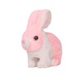 thumbnail image 3 of Electric Bunny Toys Easter Plush Toy, Simulation Hopping Jumping Walking Bunny Doll, Early Education Stuffed Animal for Kids Toy Holiday Pink White, 3 of 8