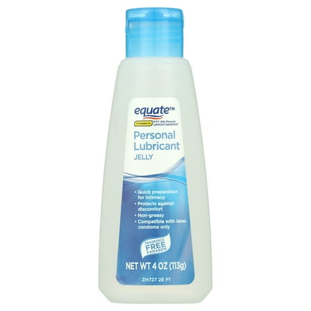 Equate Personal Lubricant Jelly, 4 oz, Compare to K-Y® Jelly Personal Lubricant Ingredients