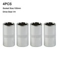 thumbnail image 1 of 4Pcs 1/4Inch Hex Socket Ratchet Wrench Drive Sockets Adapter 10Mm Shallow Socket Repair Tool For Diy Automotive Hand Tool, 1 of 6