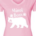 thumbnail image 4 of Inktastic Mimi Bear in White Women's V-Neck T-Shirt, 4 of 5