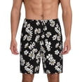 thumbnail image 3 of Lsque Daisies Flowers Mens Sleep Pajama Shorts,Short Pajama Pants, Cotton Ultra-Soft Knit-Small, 3 of 9