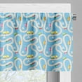 thumbnail image 5 of Ambesonne Cartoon Activity Valance & Curtain, Buses Cars Truck, 55"x36", Multicolor, 5 of 6