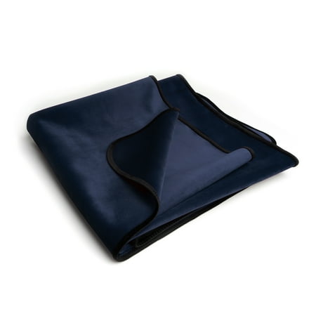 UPC: 0845628091265 | Avana Waterproof Throw Blanket | Protector for People and Pets | Leak Proof Moisture Barrier – Regular Size Micro-Velvet Purple