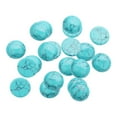 thumbnail image 2 of 20 Piece Round Blue Turquoise Gemstone Flatback Cabochon Charms Beads Embellishment For Jewelry Making Craft 6mm, 2 of 8