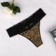 thumbnail image 4 of Gibobby Calzoncillos hipster Ropa interior de mujer Cintura Transpirable Levantamiento de cadera Calzoncillos Patrón Sexy Encaje G String Pantalones(Caqui， XL), 4 of 4
