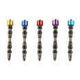 thumbnail image 1 of 5 Pièces de Couleur Bague Magnétique Tournevis Cross Head Bits PH2 Bit Alliage, 1 of 9