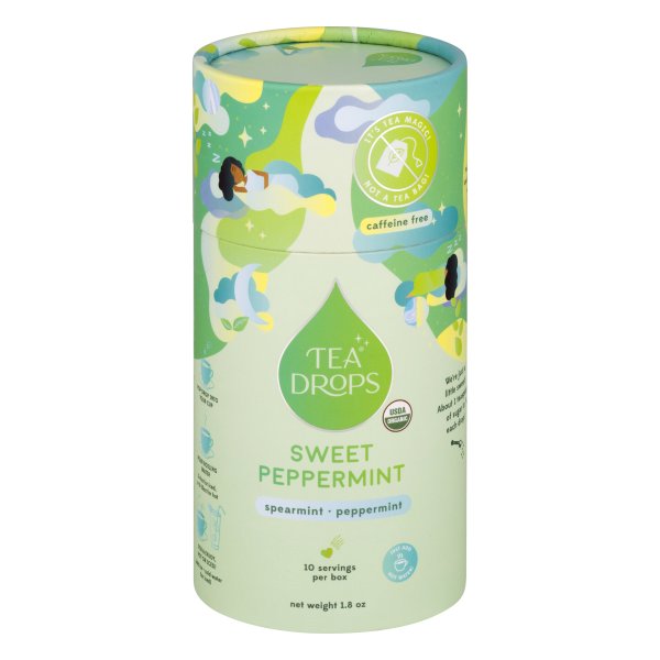 Tea Drops Tea Sweet Peppermint Case of 6 10 CT
