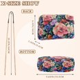 thumbnail image 4 of FORMRS Women Crossbody Purse with Chain Strap Vegan Leather Shoulder Handbag, Vibrant Pink Floral Pattern, 4 of 7