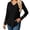 Black, variant on EDFBUYKRS Womens Linen Dressy Blouses, Long Sleeve Shirts for Women Fall Lightweight Casual Solid Color Button Down T-Shirts M