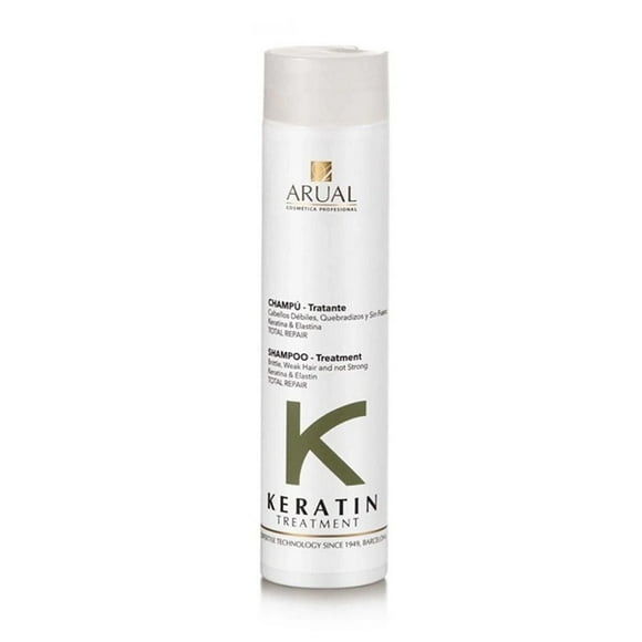 Shampoo Keratina Arual 250 ml Tratamiento Regenerador y Fortalecedor