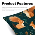 thumbnail image 2 of Squirrel Exclusive Velvet Throw Pillow Inserts Set of 2 with Unique Patterns - 16x16, 18x18, 20x20 Inches for Pillow Covers and Decorative Pillows for Home, 2 of 6