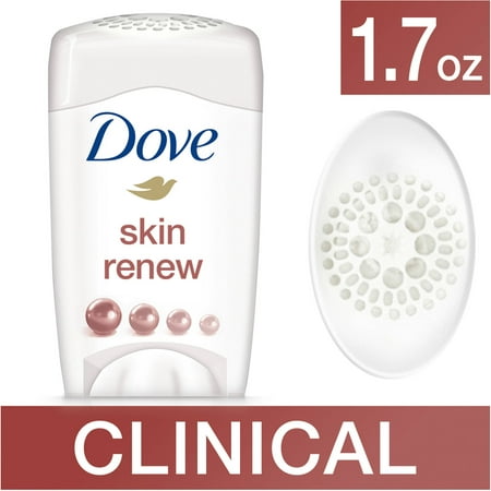 Dove Clinical Protection Clear Tone Skin Renew Antiperspirant Deodorant, 1.7 oz