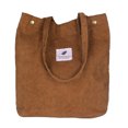 thumbnail image 4 of Bolsa de lona para mujer de compras de moda de gran capacidad (marrón claro) Ehuebsd Para Estrenar, 4 of 8