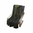 thumbnail image 4 of Fantasy World Soft Flannel Fleece Blanket, Death King Leading Against Demons and Ghosts Revenge Illustration Print, Cozy Plush for Indoor and Outdoor Use, 50" x 60", Green and Brown, by Ambesonne, 4 of 6