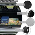 thumbnail image 6 of FOR U DESIGNS Butterfly Daisy Lavender Print Trunk Cargo Liner Fits Most Car Models Non-Slip All Weather Universal Durable Rear Trunk Mat for SUVs Vans, 6 of 7