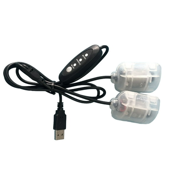Vibrating Dual Motors DC5V USB 3 Speed Regulator Vibration Massage Motor Device Frog Breeding Vibration Motor Waist Belt Parts with 1.1m Cable