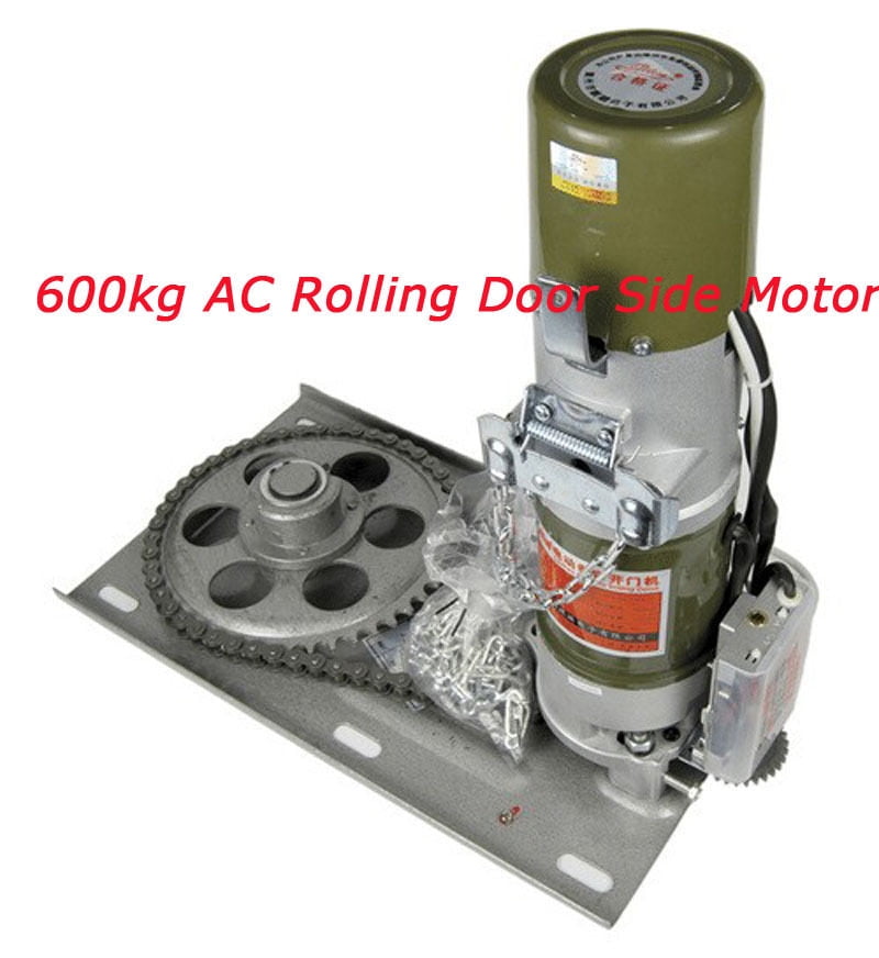 600kg AC Rolling Door Side Motor 110v Electric Garage Opener Automatic KIT!!