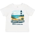 thumbnail image 3 of Inktastic Outer Banks North Carolina Beach Scene Boys or Girls Toddler T-Shirt, 3 of 5