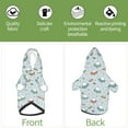thumbnail image 6 of Gaeub Spaceship Dog Hoodie Sweatshirts Warm Dog Clothes for Small Dogs,Puppy and Cat Costume-X-Large, 6 of 7