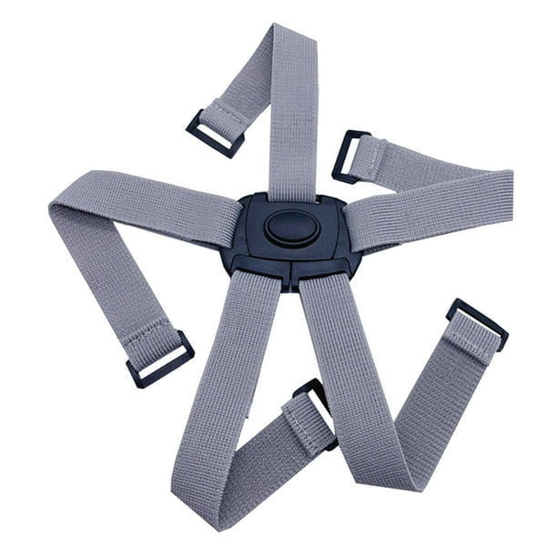Correa de soporte para bolsa frontal, mochila de hombro, alforja, bolsa de viaje, piezas de soporte gris y negro
