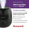 thumbnail image 2 of Honeywell 1/2 gal 250 sq ft. Mini Cool Mist Humidifier, Black, HUL525B, 2 of 9