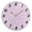 Taro Purple, variant on Dailycode Round Wall Clock Battery Operated Silent Non-Ticking Hanging Clock 10" Taro Purple