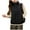 A49 Black Winter Coats, variant on Xdegoge Puffer Vest for Women Lightweight Sleeveless Quilted Jackets Waistcoat Zip Up Stand Collar Winter Coat with Pockets