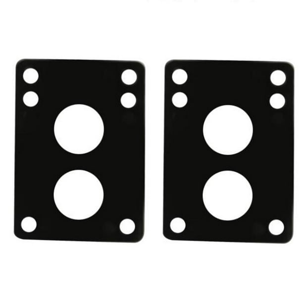 Paquete de 2 almohadillas de amortiguación de goma para patineta, accesorios para ruedas elevadoras de goma de 3 mm/6 mm 6 mm A