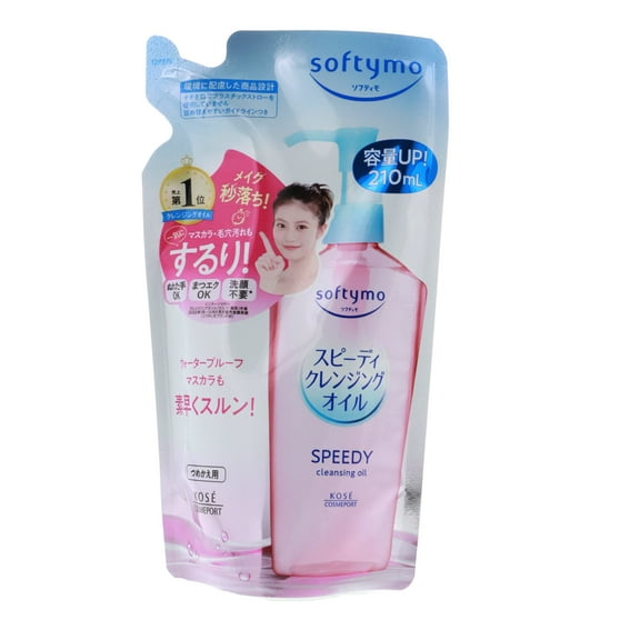Thunder Tech KOSE Softymo Speedy Cleansing Oil Refill Pack 200ml Makeup RemoverJapan Direct Import